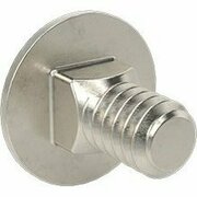 BSC PREFERRED 18-8 Stainless Steel Square-Neck Carriage Bolt 10-24 Thread Size 3/8 Long, 50PK 92356A126